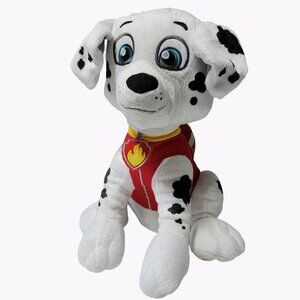 Nickelodeon Paw Patrol Marshall Plush Dalmatian Fire Dog Stuffed Animal Toy